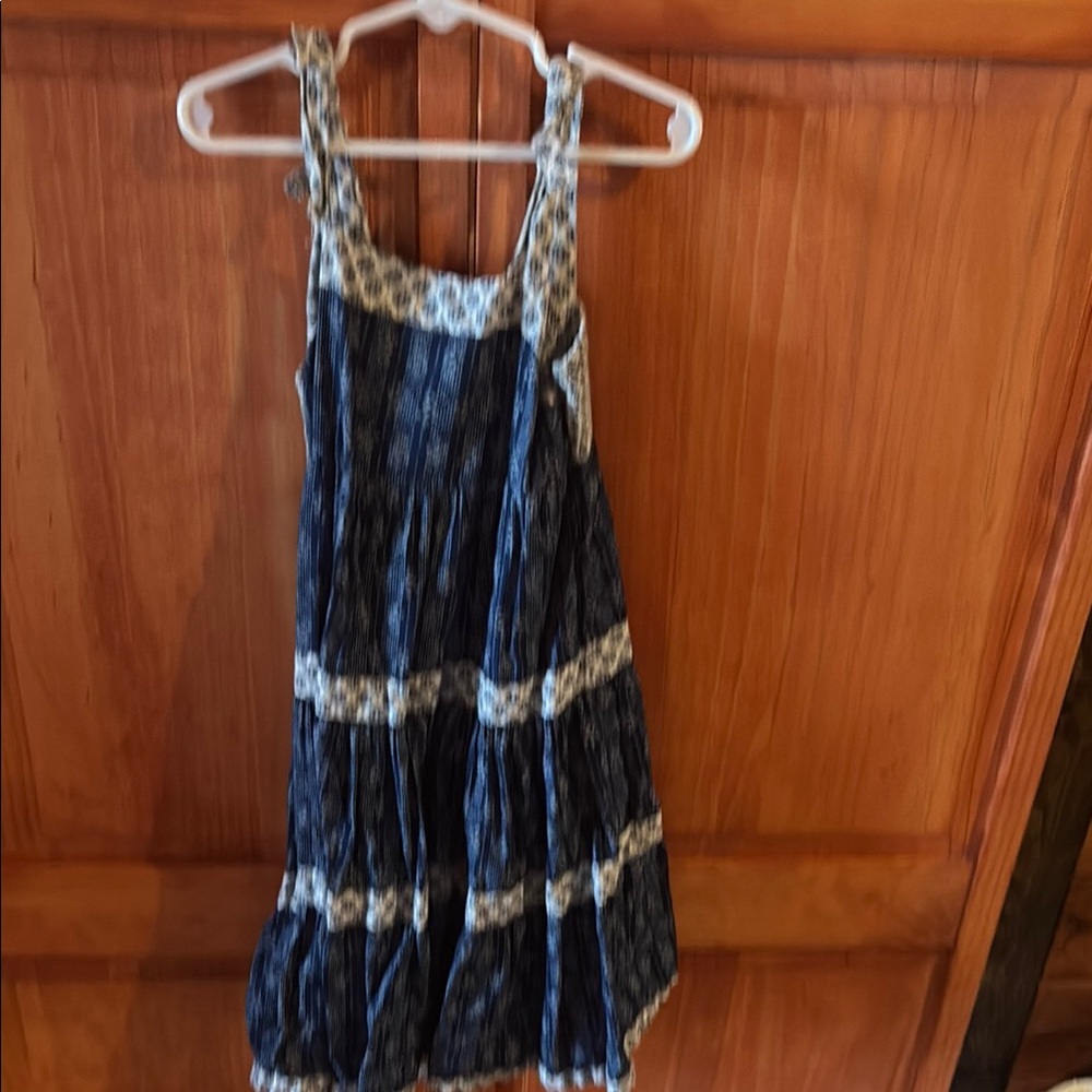 Zara - Charming Blue and White Kids Dress